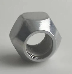 Tuerca de rueda de acero inoxidable de extremo abierto hexagonal M10X1.25