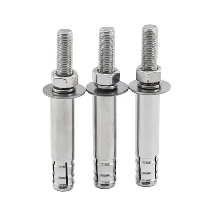 Tornillos de perno de anclaje de cuña de expansión de acero inoxidable